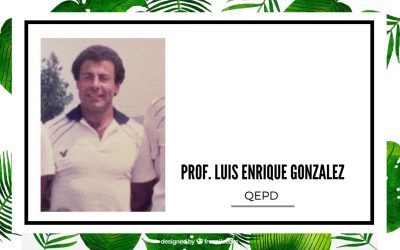 QEPD | PROFESOR LUIS ENRIQUE GONZÁLEZ